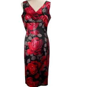 Vintage La Belle Babydoll Slip Dress Dark Romantic Rose Whimsygoth Y2K 90s USA